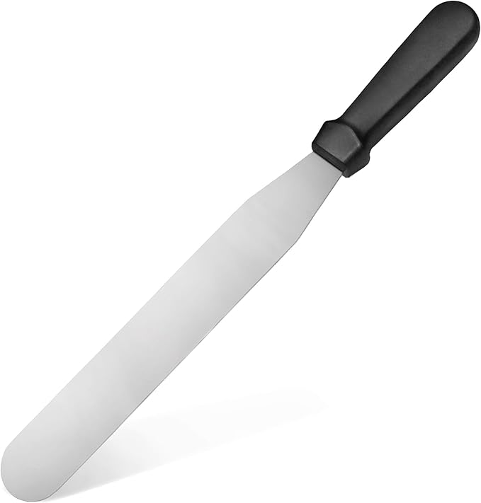 New Star Foodservice 38088 Straight Icing Spatula, 10-Inch Blade, 15-Inch Overall, Silver