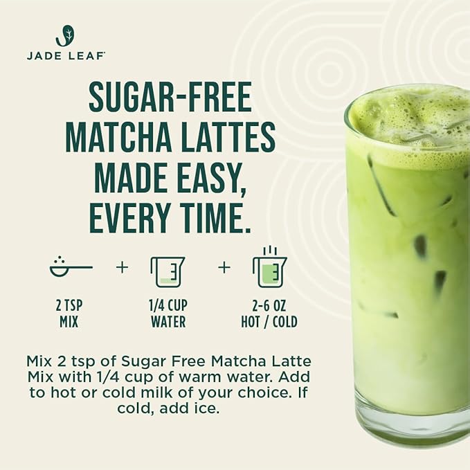 Jade Leaf Matcha Organic Premium Ceremonial Grade Matcha Green Tea Powder - Japanese - Culinary, Ingredient, Ceremonial Barista Teahouse, Latte, Collagen, 5.3 Ounce (Pack of 1), Sugar Free Matcha Latte