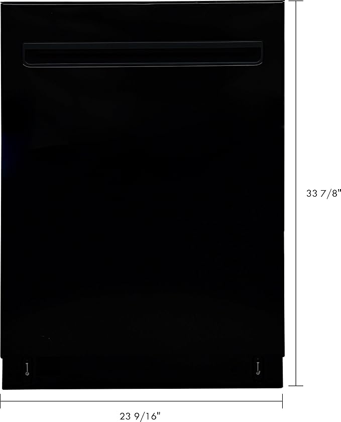 Kenmore 24" Built-in Stainless Steel Tub Dishwasher EasyFlex 3rd, SmartWash, UltraWash, TurboDry, MoreSpace Plus Adjustable Rack, Energy Star Certified, Black