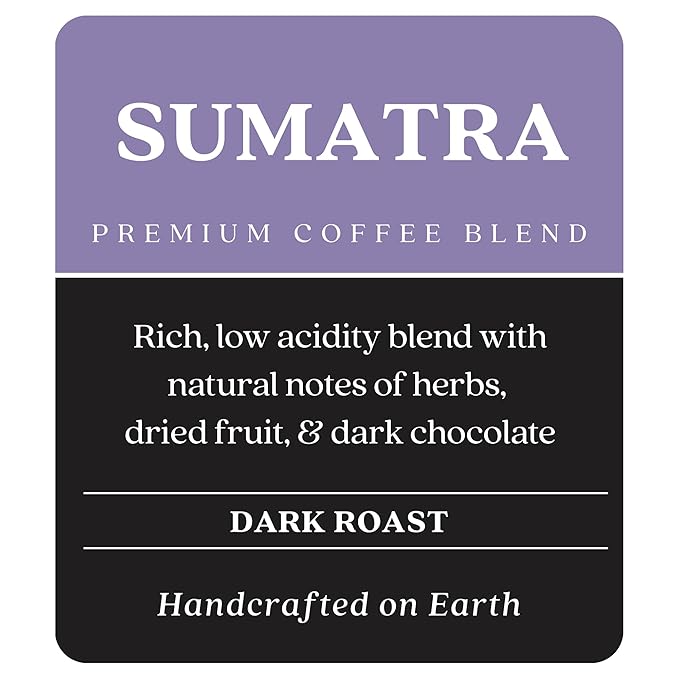 Copper Moon Ground Coffee, Dark Roast, Sumatra Blend, 12 Oz (Pack Of 3)