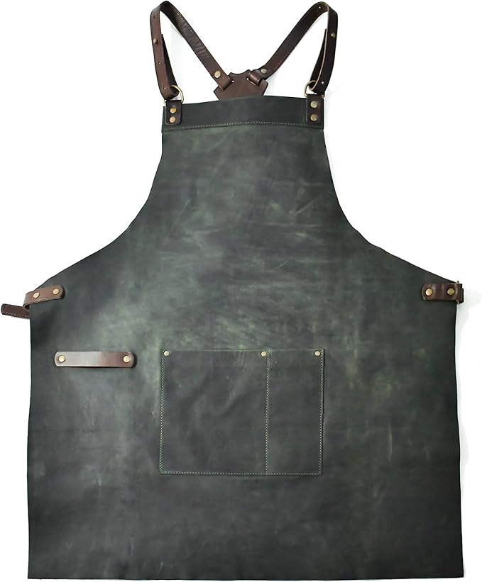 Leather Apron Barista Barber BBQ Barbecue