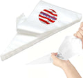21 Inch Icing Piping Bags,100 Pcs Durable Anti-rupture Frosting Piping Bags Disposable for Wedding Cake Birthday Party Dessert Cookie Biscuit Cupcake Decorating