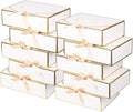 10Pack White Gift Boxes, 10.6x7.8x3.1Inch Bridesmaid Proposal Box with Ribbons, Gift Boxes with Lids for Presents, Mother's Day, Wedding, Birthday Party, Anniversary