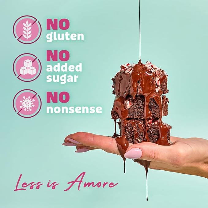 Dilettoso's Organic Gluten-Free Oat Flour Baking Mix | Chocolate | Pancakes, Waffles, Cupcakes, Brownies, and Cookies | 10oz AMORE Mix (2 Boxes)