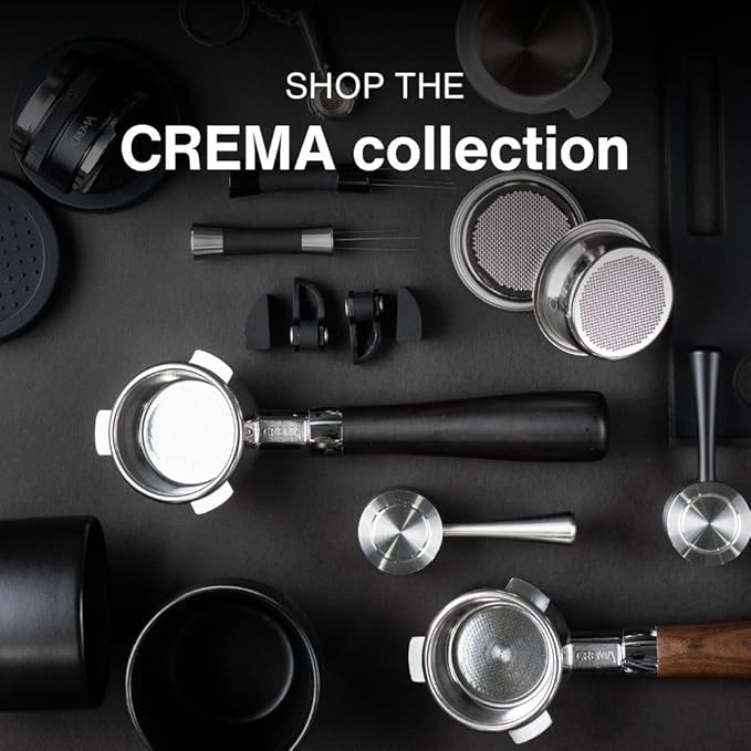 Crema Coffee Products Tamping Mat for Infuser | Non-Slip Silicone Protection for Countertops & Portafilters | Precision Fit with Drip Tray & Vent Holes | Easy to Clean, Durable Espresso Tamping Pad