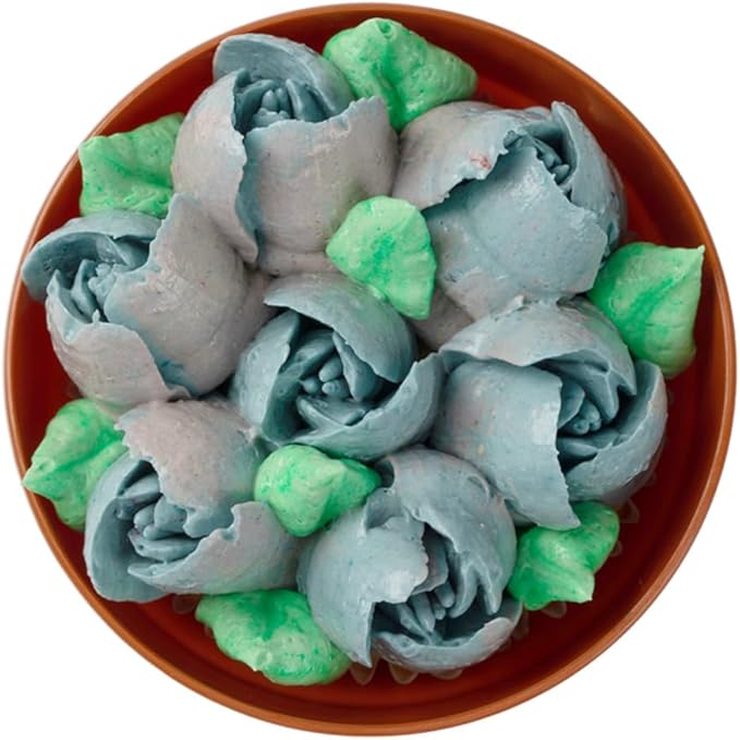 Restaurantware-Russian Piping Tip, 1 Rose Cake Decor Piping Tip - #8, Corrosion-Resistant, Purple Stainless Steel Decorating Tip For Frosting, Dishwashable, Decorate Cupcakes, Cakes, or Cookies