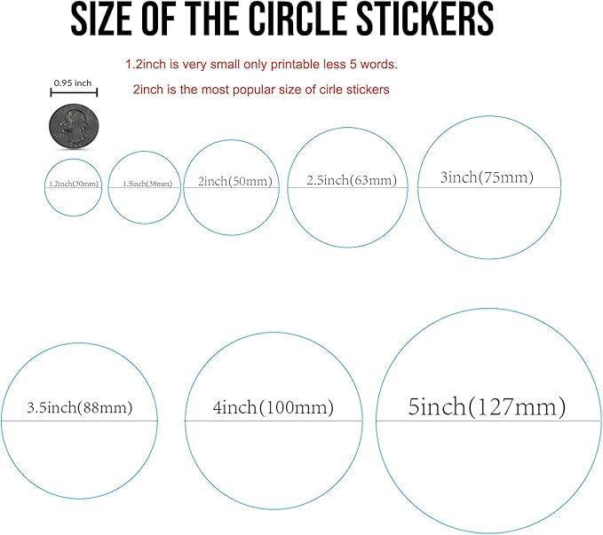 Custom Stickers Kraft Paper Labels Personalized Withe Text, Business Logo Customized Food Jars Labels Bakery Label Sticker Package Favor Canning Circle 100pcs (Style 6)