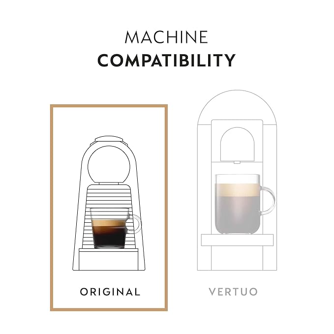 Nespresso Capsules Original Line, Stockholm Fortissio Lungo, Dark Roast Coffee, 50 Count Coffee Pods