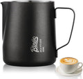 600ML Milk Frothing Pitcher - SUS304 Stainless Steel Latte Art Coffee Jug – Barista-Grade Milk Frother Cup with Precision Spout, Measurement Markings & Ergonomic Handle for Home & Café