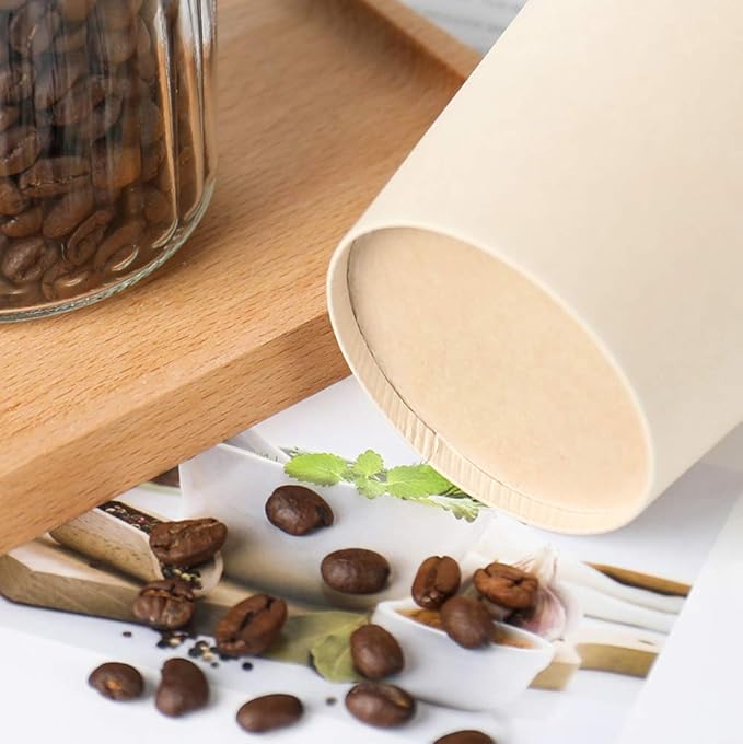 160 Count 15 oz Disposable Coffee Cups Paper Cups, Plant Fiber Cups Brown Hot Cups Hot Tea hot Drink Water cups
