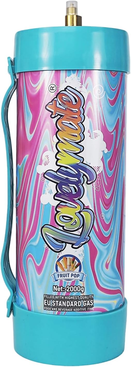 Whipped Cream Charger Tank 3.3L 2000G Whip Cream Charger Cylinder Food Grade Flavored (Tips Included) (2, Fruit pop)