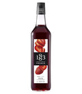 1883 Strawberry Syrup for Drinks, Made in France, 1 Liter Glass Bottle