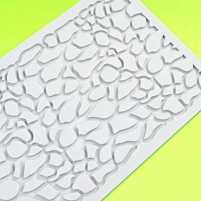TUKE Hollow Out Irregular Pattern Lace Cake Border Cake Decorating Tool Fondant Mould Mat DIY Silicone Sugar Craft Cake Lace Mold (I_ Irregular)