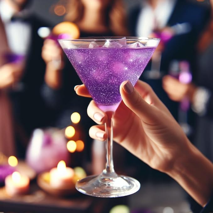 Bakell - Lilac Purple Tinker Dust (4g, 1x Mini Spray Pump) Edible Glitter for Food, Desserts, and Beverages!