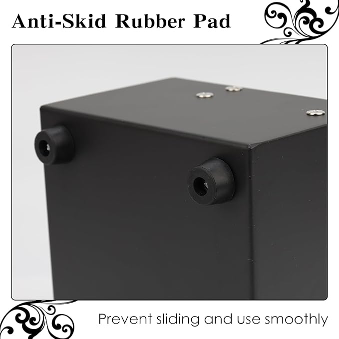 Espresso Knock Box, Stainless Steel Coffee Bag Container, With Steel Bracket And Noise Reducing Rubber Ring (M)