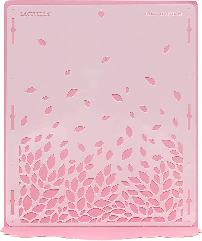 Cake Decorating Stencil for Tall Buttercream Cake, Royal Icing, Ganache, Paint, Airbrush (Float)