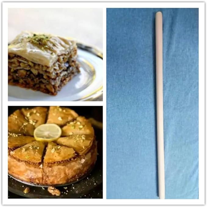 XBLDMJY Thin Rolling Pin （80 * 2cm），Suitable for large baking projects