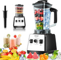 Blenders for Kitchen, Commercial Blender,2400W PRASY Food Processor with 101oz Juice & Grinder Jar, BPA-Free, 25000 RPM Blenders for Smoothies, Ice Crushing, Frozen Fruit (White, 2L)