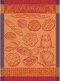 Garnier Thiebaut Boulangerie Moulin Ambre (Moulin Amber Bakery) French Kitchen Towel 22"x30", Cotton, Jacquard