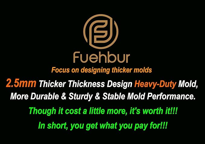 【300+ Design Optional】 Fuehbur Baby Highland Cow Car Freshies Silicone Mold - Air Freshie - Aroma Bead Freshener - Candle Soap Mould - Oven Safe