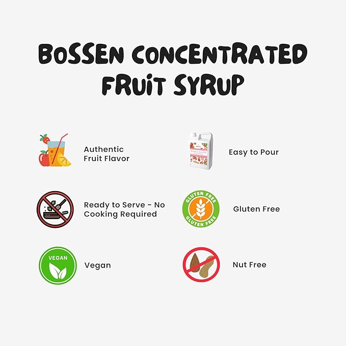 Bossen Concentrated Syrup_5.5 lb (Peach)