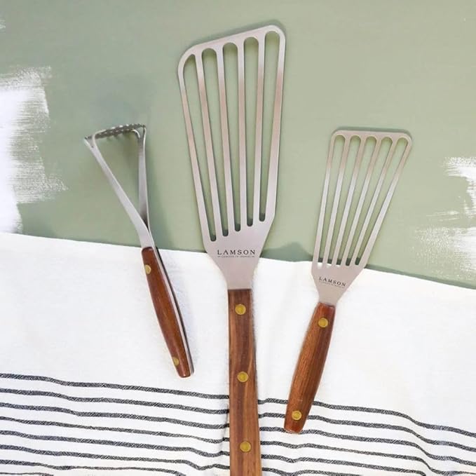 Lamson Vintage Mini Avocado and Potato Masher with Noir Ultra Durable Handle