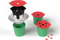 Reusable K Cup (6 JavaJigs; 180 Filters) 2.0 compatible - Our refillable K Cup for Keurig uses pressure to brew a flavorful, healthy, cost effective, and eco-friendly cup of coffee MADE IN USA