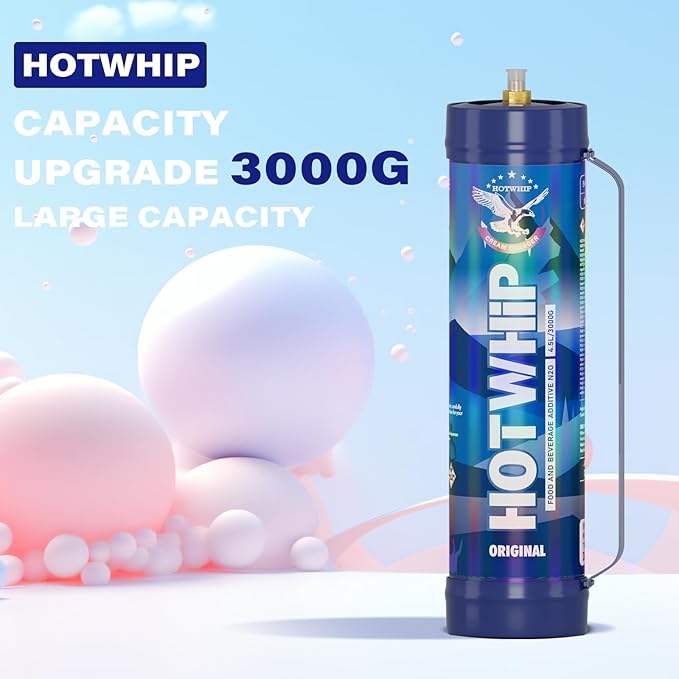 Whipped Cream Charger 4x3000g 4.5L Cream Cylinder