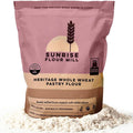Sunrise Flour Mill USDA Organic Heritage Whole Wheat Pastry Flour - 5 lbs | Milled from White Sonora | Easier to Digest with Less Bloating | No Bleaching or Bromating | Zero Additives