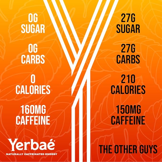 Yerbaé Energy Seltzer & Beverage Bundle - 16oz & 12oz Variety 24-Pack, 0 Sugar, 0 Calories, 0 Carbs, Energized by Yerba Mate & Plant-Based