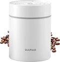 OUTPEAK 2025 Kilo Auto Vacuum Coffee Canister, 1.8L for 21.2oz Coffee Beans, One-Button Operation, Stainless Steel Container with Scoop, Fresh 6-Month Storage Container (Barista Champion's Choice)