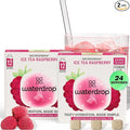 Waterdrop Hydration Cubes, Iced Tea Raspberry, 230 MG Electrolyte & Vitamin Blend Drops for Still & Sparkling Water, Vitamin C & B3, On The Go, Low Calorie, Zero Sugar, Non GMO & Gluten Free, 24 CT