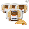 DeLallo Almond Biscotti, (4 Pack), Authentic Italian Recipe, Golden Brown Twice Baked Cookies, Kosher, Non-GMO, All Natural Italian Biscuits Made in Small Batches, Nutty Warm Flavor