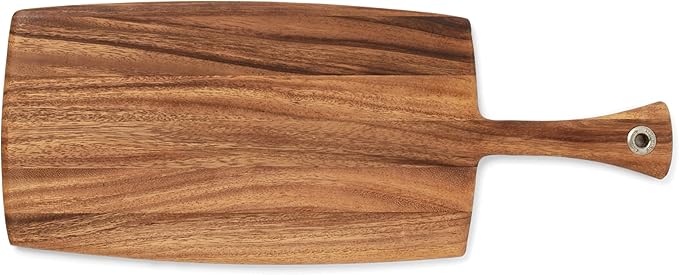 Ironwood Gourmet Large Rectangular Provencale Paddle Board, Acacia Wood 20.5 x 8 x 0.5 inches