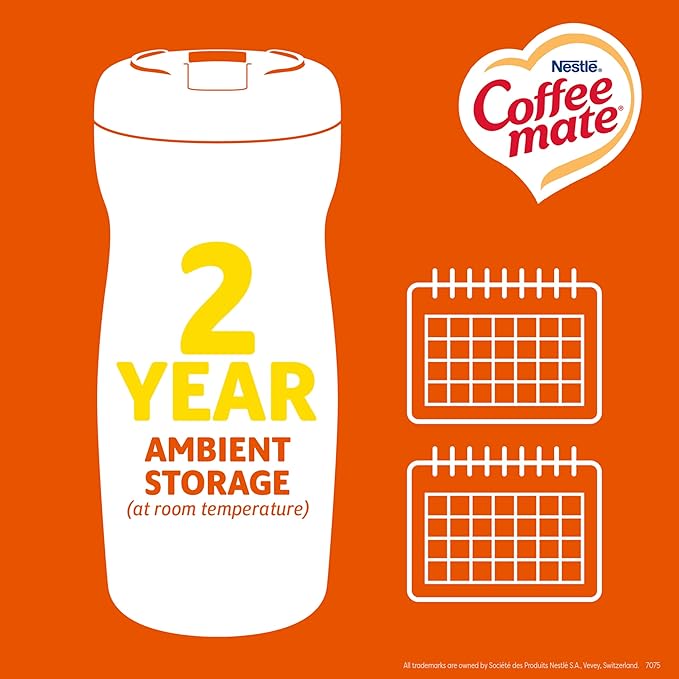 Nestle Coffee mate Coffee Creamer, Hazelnut, Non Dairy Powder Creamer, 15 oz Canister (Pack of 12)