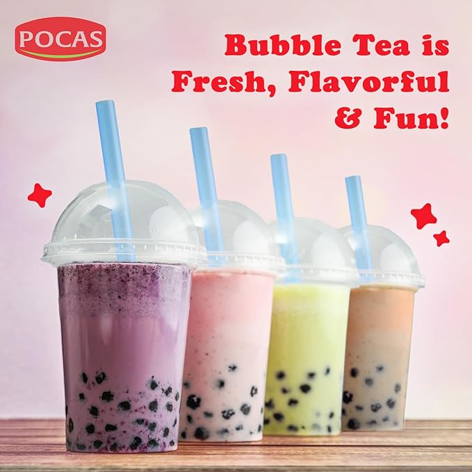 Pocas Bubble Tea Kit, Honeydew 2-Pack – Instant Milk Tea Powder with Authentic Tapioca Pearls for Instant Bubble Tea, 10 Kits