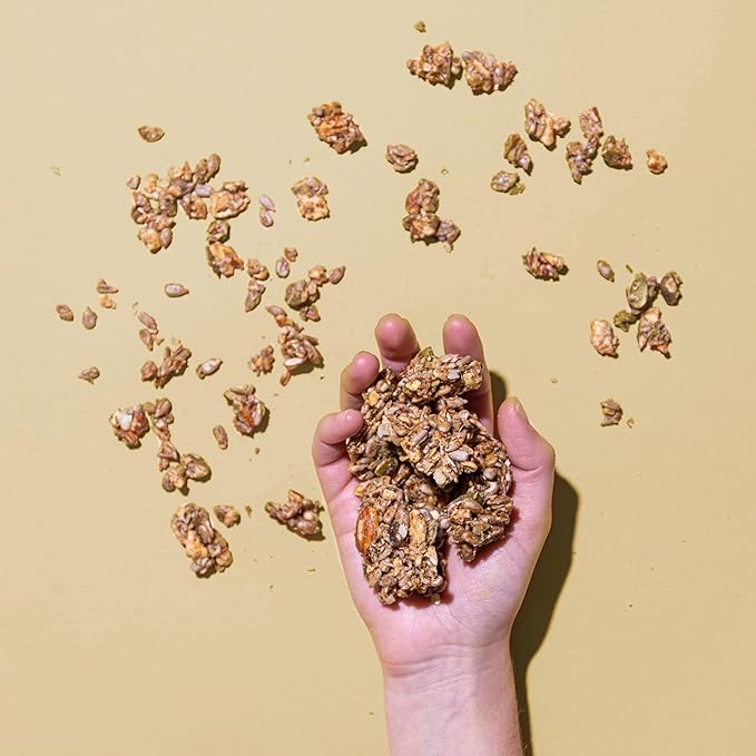 Lark Ellen Farm Vanilla Cinnamon, Cacao Cherry, Berrylicious Grain Free Granola Clusters, Crunchy Gluten Free Bites for a Healthy Snack, Healthy Breakfast, Cereal or Yogurt 8 oz - 3 Count
