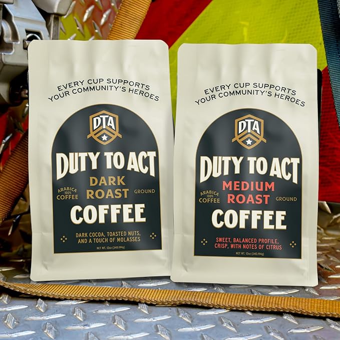 Duty to Act Medium Roast Ground Coffee, 2 lbs (Pack of 2)