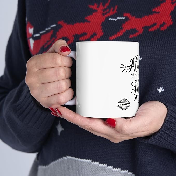 11 OZ Novelty Coffee Mugs - Christmas Gift (Mother Forever Theme)