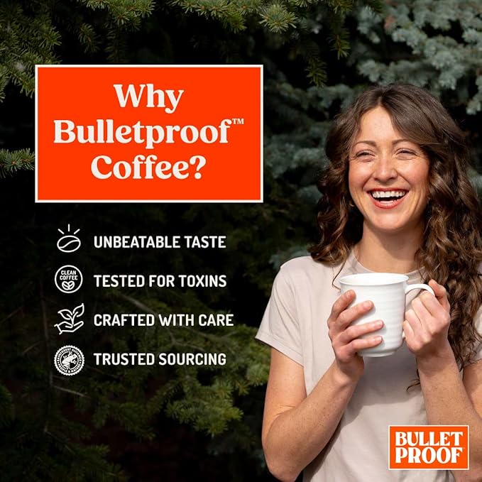 Bulletproof French Kick Dark Roast Whole Bean Coffee, 12 Ounces, Clean Coffee Tested for Toxins, Packaging May Vary