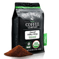 The Bean Organic Coffee Company Water Processed DECAF Milky Way, Medium Roast, Ground Coffee, 16-Ounce Bag, Café Molido Tostado Orgánico descafeinado