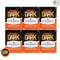 Fresh Roasted Coffee, Seriously Dark, Artisan Blend, Dark Roast, 72 Pods for K Cup Brewers