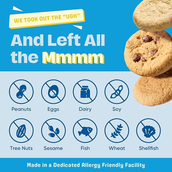 Gluten Free Partake Cookies & Cracker Variety Pack (Soft Baked Chocolate Chip, Classic Graham Cracker, Vanilla Wafer) - Vegan - Free From the Top 9 Allergens Including Dairy, Wheat, Soy, Eggs, & Peanuts - Non GMO - Safe School & Office Snack (3 Pack, 5...