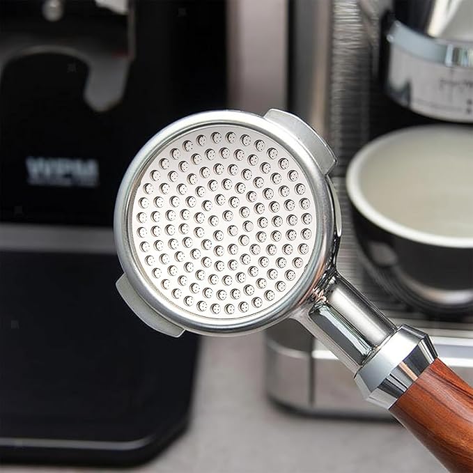 58.35mm Espresso Puck Screen, Stainless Steel Reusable Espresso Filters, 150μm, Bottomless Portafilter Filter Accessories for Espresso Portafilter Filter Basket