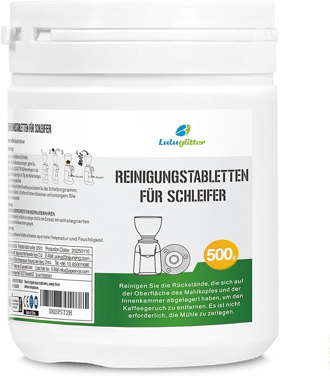 Coffee Grinder Cleaning Tablets Natural Food Safe 500g coffee bean grinder cleaner for home use Compatible with baratza,oxo,breville