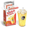 J WAY Instant Boba Bubble Pearl Apple Juice Drinks Kit with Authentic Crystal Tapioca Boba, Ready in Under One Minute, Paper Straws Included, 3 Servings