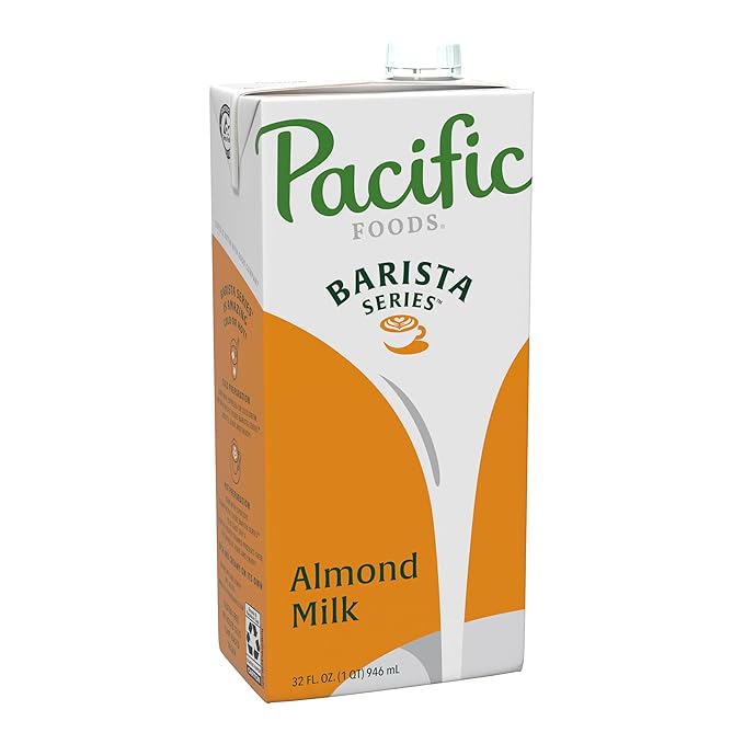 Pacific Foods Barista Series Original Almond Milk, Plant Based Milk, 32 oz Carton