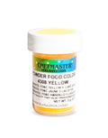 Chefmaster Yellow Dry Powder Candy Color | Vibrant Shades | Chocolate, Macarons, Fondant | Decorating | Professional-Grade Dye | Easy-to-Use | Manufactured in USA | 3 grams