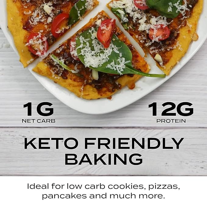 Aviate Lupini FLOUR - Keto & Vegan Friendly Superfood - Non-GMO - Gluten Free - Lupin Flour Keto - High Protein, Low Calorie & Low Carb - Rich in Dietary Fiber and Minerals - 100% Lupin Beans - 16 Ounces (Pack of 1)