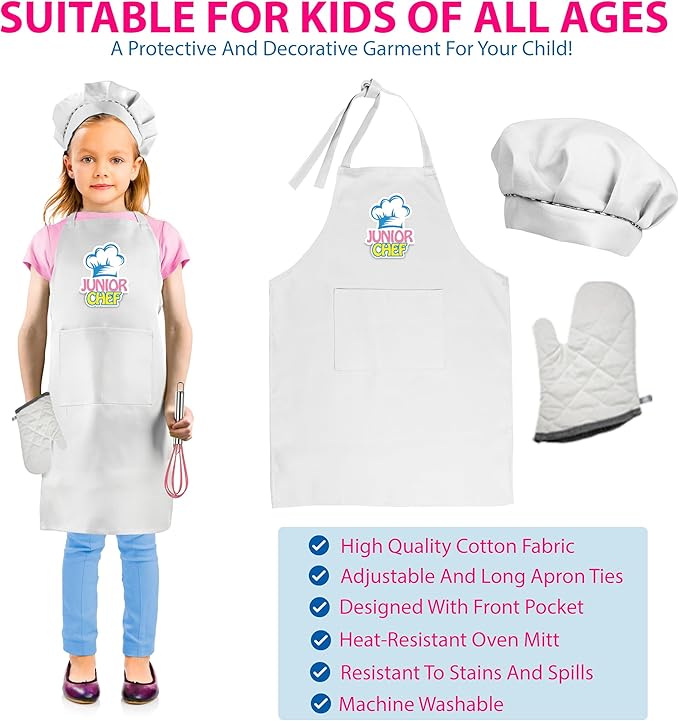 KEFF 30 Pcs Kids Kitchen Set for Cooking & Baking - Real Utensils with Kid Safe Cutting Board and Knife Set for Junior Chef. Montessori Kitchen Tools for Toddlers BPA-Free